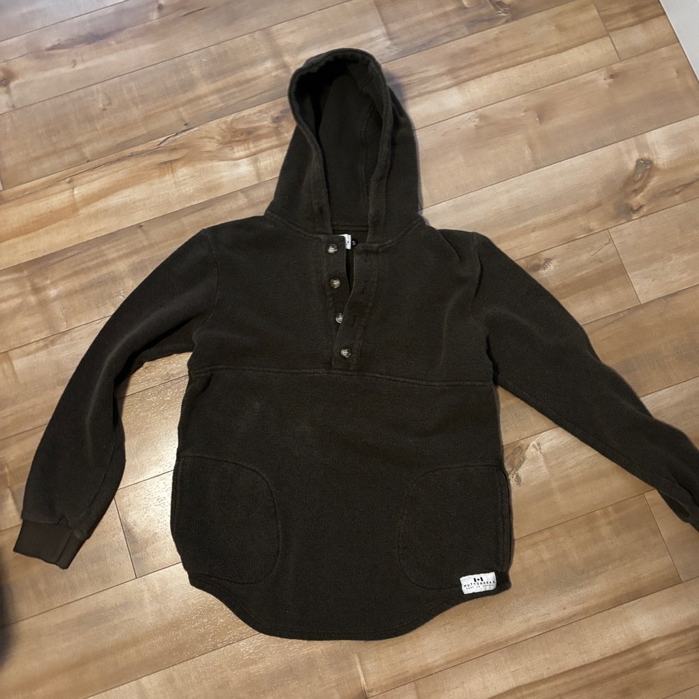 Muttonhead Camping Hoodie - olive - made in Canada unisex